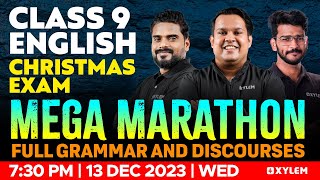 Class 9 Christmas Exam English  Mega Marathon  Full Grammar And Discourses  Xylem Class 9 [upl. by Gizela829]