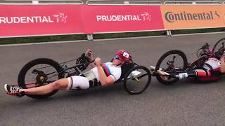 Prudential Ride London Handbike Race London 2017 [upl. by Kulda746]