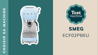 TEST Réglages de la Smeg ECF02PBEU  Notre avis [upl. by Amer]