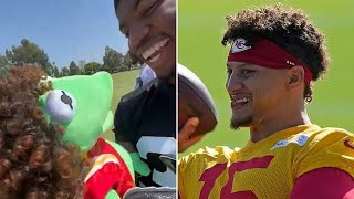 Raiders rookie DB taunts Chiefs QB Patrick Mahomes with Kermit the Frog [upl. by Grizelda]