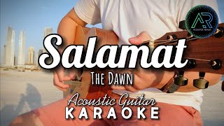 Salamat by The Dawn Lyrics  Acoustic Guitar Karaoke [upl. by Niatsirhc359]