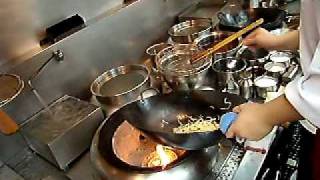 wok cooking by a Professional Chinese chef [upl. by Halivah]