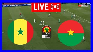 🔴En Direct  Sénégal vs Burkina Faso  Qualifications pour la Coupe dAfrique des Nations [upl. by Niltag46]