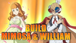 COMO BUILDEAR A MIMOSA Y WILLIAM SEASON 7  Black Clover M Mobile [upl. by Zebulen759]