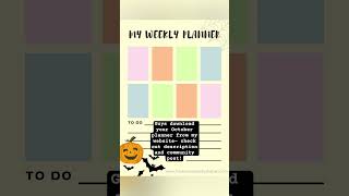 Checkout My designed October Planner From My Website link in Description [upl. by Aremaj]