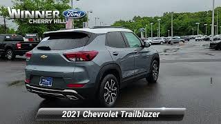 Certified 2021 Chevrolet Trailblazer ACTIV Cherry Hill NJ T09758 [upl. by Eoin189]