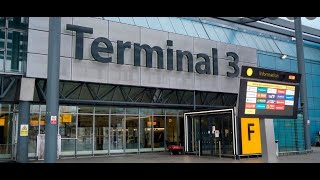 Heathrow airport terminal 3 drop off area jak dojechac do terminalu 3 heathrow [upl. by Alaet]