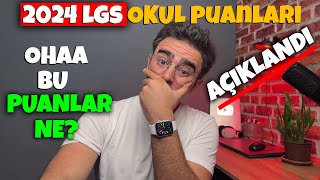 LGS 2024  OHA BU PUANLAR NE ❓LİSE PUANLARI AÇIKLANDI❗ [upl. by Alrahc]