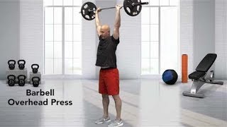 How to do a Barbell Overhead Press [upl. by Atipul107]