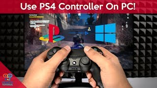 How to Use PS4 Controller On PC Windows 10 [upl. by Barkley]