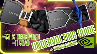 Nvidia 30004000er GPUs Undervolting  EINFACHE Anleitung [upl. by Rowen]