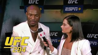 Kamaru Usman points to slow start after UFC 294 loss to Khamzat Chimaev  ESPN MMA [upl. by Millham]