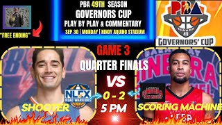 🏀LIVE GAME 3  MERALCO VS BARANGAY GINEBRA PBA PLAYOFFS  2024 GOVERNORS CUP LIVE COMMENTARY [upl. by Margret]