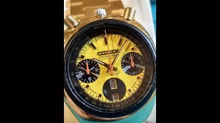 Citizen chronograph automatic 8110A bullhead renovation service [upl. by Trevorr]