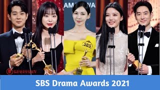 Winners List Of SBS Drama Awards 2021 🥰😍 [upl. by Acir]