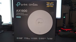 TPLink AX1800 EAP610 Access Point  Unboxing [upl. by Anahsed314]