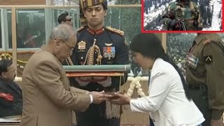 Havildar Hangpan Dada honoured with Ashok Chakra posthumously [upl. by Anev132]