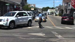 Dancing Provincetown Traffic Cop Ptown Cape Cod [upl. by Hearsh]