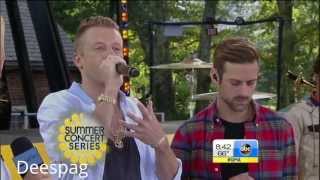 Macklemore Ryan Lewis White Walls GMA Good Morning America HD [upl. by Ymaral]