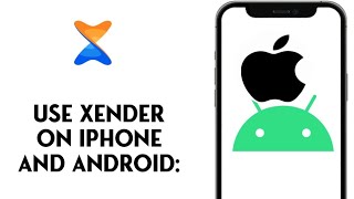 How to Use Xender on iPhone and Android Transfer Photos amp Videos Document [upl. by Aynotan336]