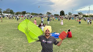 Flying Kites On Makar Sakranti 😱 Patangbazi in Australia 😰 Pakistani Tukkal  Manja [upl. by Atsira7]