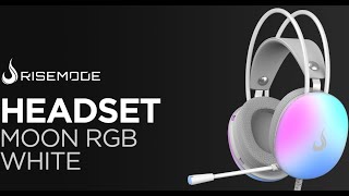 HEADSET GAMER MOON  RISE MODE  RMHSMW [upl. by Woodford464]