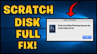 How to Fix Scratch Disk Full Error in Adobe Photoshop 2024 [upl. by Anoik]