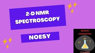 2D NMR SPECTROSCOPY NOESY [upl. by Fontana]