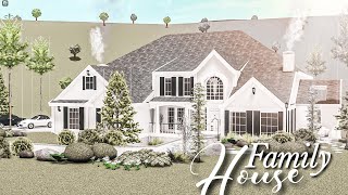 Family House Bloxburg Speedbuild [upl. by Garlaand170]