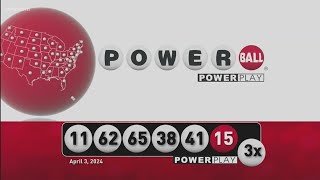 Powerball April 3 2024 [upl. by Yrollam]