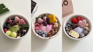 【Organize collections S8】🐇make yogurt bowl amp frozen yogurt with me [upl. by Eiramrebma]