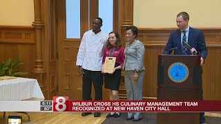 City of New Haven honors schools restaurant management team [upl. by Nevah]