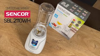 Unboxing Smoothie mixér Sencor SBL 2110WH [upl. by Erlina99]