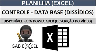 PLANILHA  CONTROLE DATA BASE DE DISSÍDIOS ANO 2024EXCEL dissidio sindicato reajustesalarial [upl. by Eiramasil898]