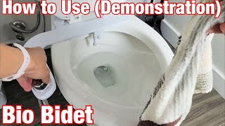 Bio Bidet How to Use with Demonstration [upl. by Anitsugua]