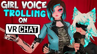 quotYour Superpower is FLUSTERING Peoplequot  Girl Voice Trolling On VRChat Ft Druew [upl. by Richlad153]