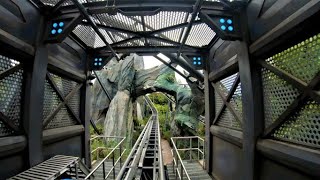 VelociCoaster Ultra HD OnRide POV Jurassic World at Universal Orlando Intamin MultiLaunch [upl. by Kelleher124]