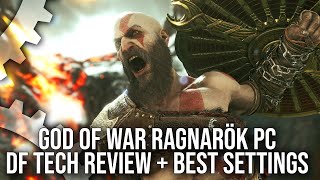 God of War Ragnarök PC  DF Tech Review  PC vs PS5  Optimised Settings [upl. by Nujra938]