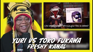 Yuri vs Toko Fukawa Rap Battle  Freshy Kanal  AyChristene Reacts [upl. by Neros843]