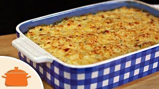 Gratinado de Bacalhau com Batatas e Creme Branco [upl. by Eerual32]