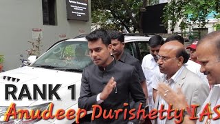 Hyderabads New Collector and DM Anudeep Durishetty IAS Grand Entry  IAS MOTIVATION [upl. by Constantin]