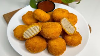 Easy Chicken Nuggets Recipe  How to make crispy nuggets for kids  easy amp delicious recipe [upl. by Letitia]