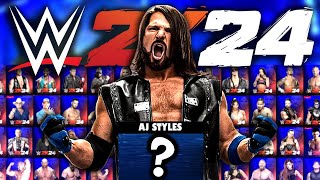 WWE 2K24 Roster Ratings Revealed New Gameplay amp New Superstars [upl. by Lihkin46]