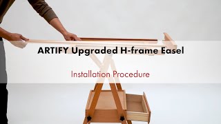 StepbyStep Guide to Assemble ARTIFY Upgraded Hframe Easel🎨 [upl. by Malo]