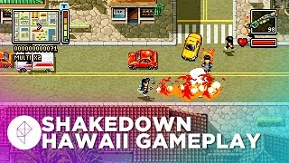 Shakedown Hawaii Gameplay  A 16Bit Grand Theft Auto [upl. by Genevieve67]