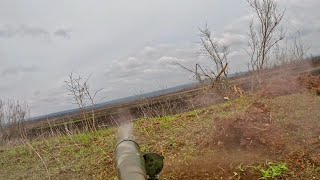 Combat GoPro  International Marksman Defending Bakhmut [upl. by Ecirrehs214]