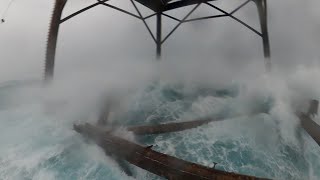 Big waves at the Frying Pan Tower [upl. by Larina]