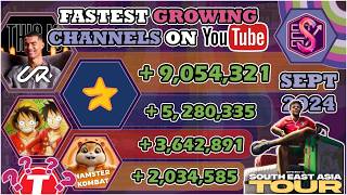 Alan Chikin Chow Topper Guild MrBeast amp more  The Fastest Growing Channels of JULY 2024 [upl. by Mihar44]