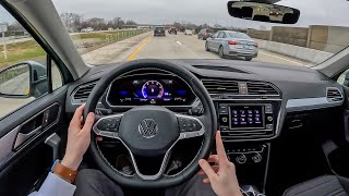 2024 VW Tiguan S  28k Base Model SUV Rainy Day Commute [upl. by Wier531]