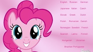 My Little Pony Friendship is Magic  Smile Song Multi Language 21 Languages Total [upl. by Flanna]